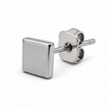 Square Stainless Steel Stud Earring