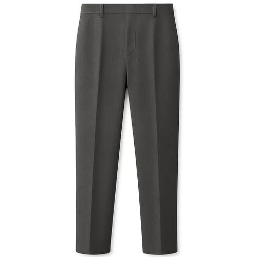 Charcoal Wool Slacks - Roliggi Pants