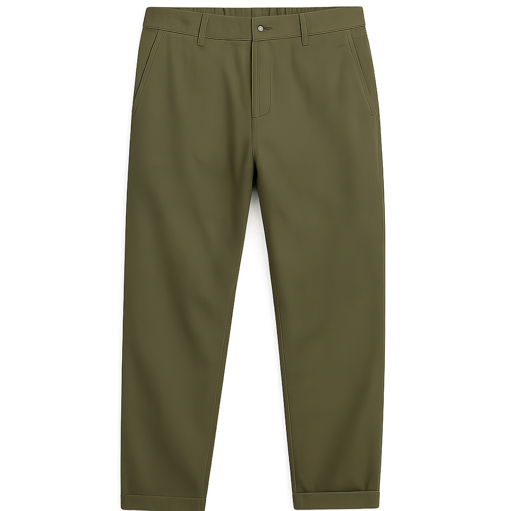 Olive Twill Chinos - Roliggi Pants